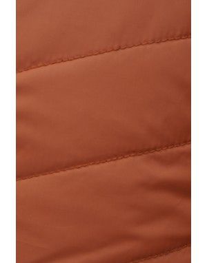 Girls Winter  Jacket Quilted Tan
